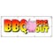 Signmission BBQ time to PIG OUT BANNER SIGN pork barbecue signs ribs beef smoked B-96 BBQ Pig Out - alternate 1